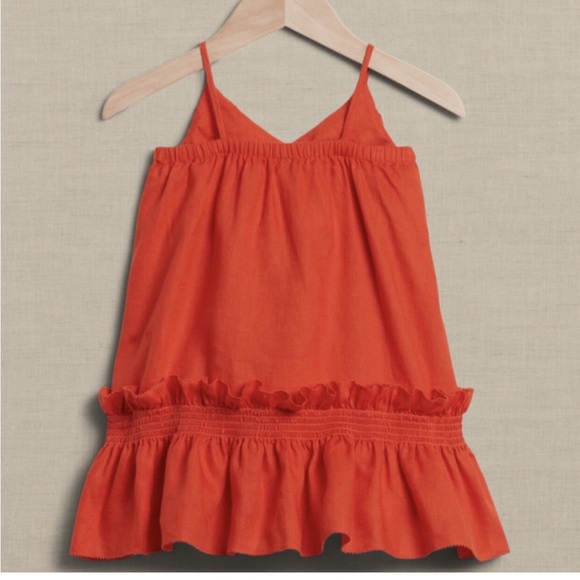 Banana Republic Baby Charlize Linen Dress with Bloomers- Red, 6-12m - Picture 7 of 15